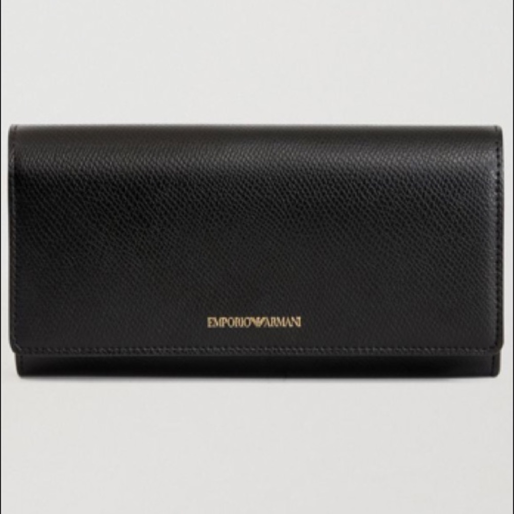 Black Emporio Armani Wallet